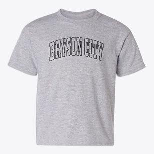 Bryson City North Carolina Trendy Block Youth T-shirt