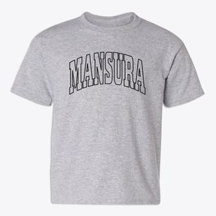 Mansura Louisiana Trendy Block Youth T-shirt