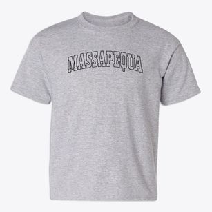 Massapequa New York Trendy Block Youth T-shirt