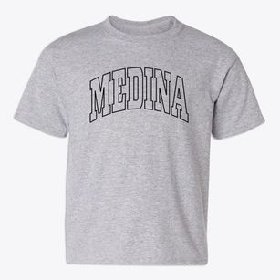 Medina North Dakota Trendy Block Youth T-shirt