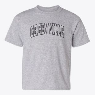 Greenville Wisconsin Trendy Block Youth T-shirt