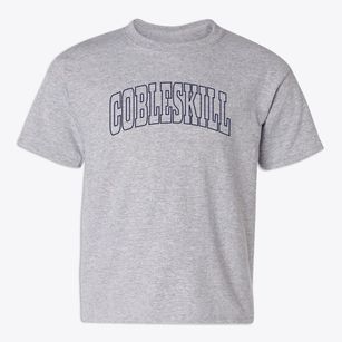 Cobleskill New York Trendy Block Youth T-shirt