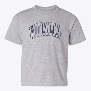 Vidalia Louisiana Trendy Block Youth T-shirt