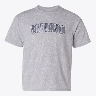North Wildwood New Jersey Trendy Block Youth T-shirt