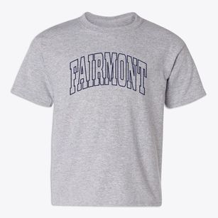 Fairmont North Carolina Trendy Block Youth T-shirt