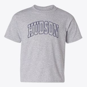 Hudson Iowa Trendy Block Youth T-shirt