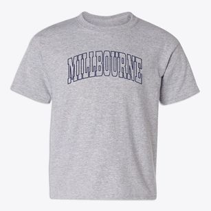 Millbourne Pennsylvania Trendy Block Youth T-shirt