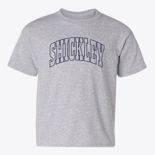 Shickley Nebraska Trendy Block Youth T-shirt