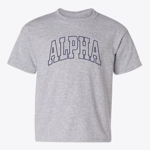 Alpha Minnesota Trendy Block Youth T-shirt
