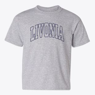 Livonia Missouri Trendy Block Youth T-shirt