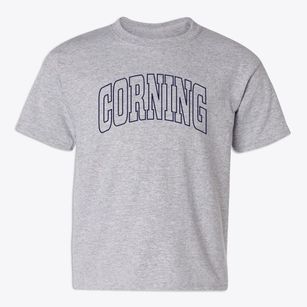 Corning New York Trendy Block Youth T-shirt