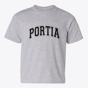 Portia Arkansas Varsity Youth T-shirt