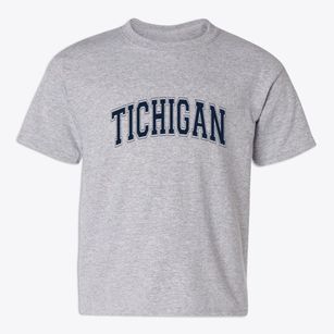 Tichigan Wisconsin Varsity Youth T-shirt