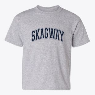 Skagway Alaska Varsity Youth T-shirt