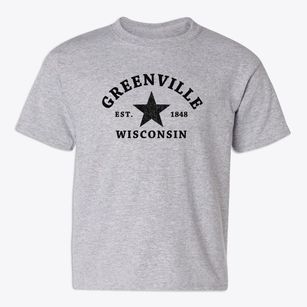 Greenville Wisconsin Star Youth T-shirt