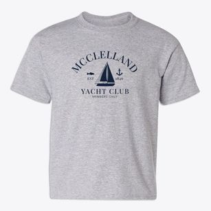 Mcclelland Iowa Yacht Club Youth T-shirt