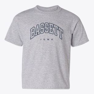Bassett Iowa Inline Youth T-shirt