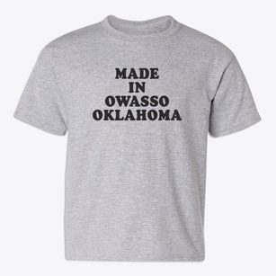 Owasso Oklahoma Classic 70s Youth T-shirt