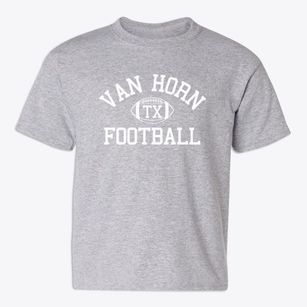 Van Horn Texas Football Youth T-shirt