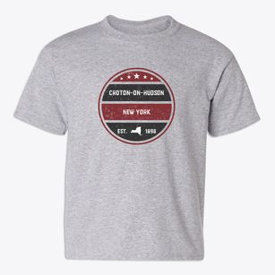 Croton-on-hudson New York Americana Youth T-shirt