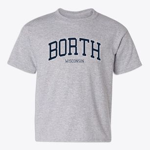 Borth Wisconsin Traditional Youth T-shirt