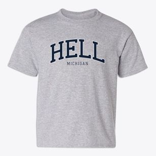 Hell Michigan Traditional Youth T-shirt