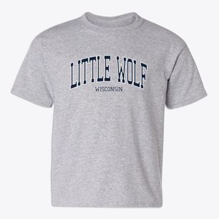 Little Wolf Wisconsin Traditional Youth T-shirt