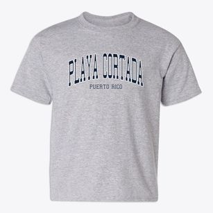 Playa Cortada Puerto Rico Traditional Youth T-shirt