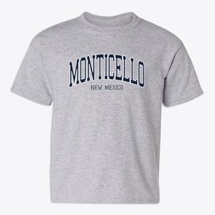 Monticello New Mexico Traditional Youth T-shirt