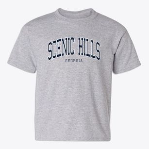 Scenic Hills Georgia Traditional Youth T-shirt