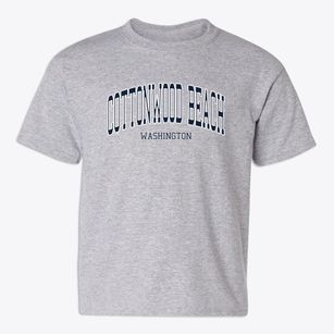 Cottonwood Beach Washington Traditional Youth T-shirt