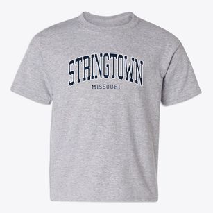 Stringtown Missouri Traditional Youth T-shirt
