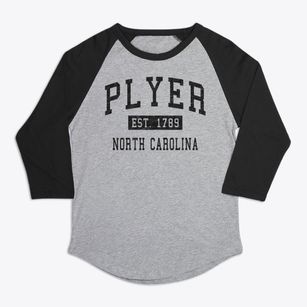 Plyer North Carolina Classic Established Premium Baseball Tee