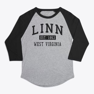 Linn West Virginia Classic Established Premium Baseball Tee