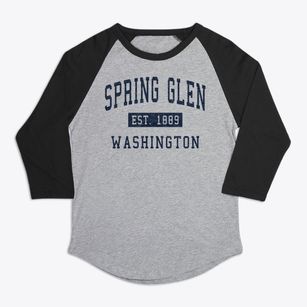Spring Glen Washington Classic Established Premium Baseball Tee