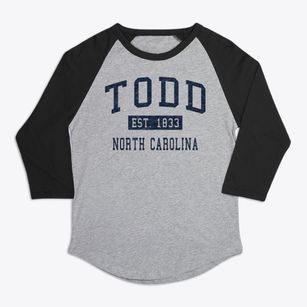 Todd North Carolina Classic Established Premium Baseball Tee