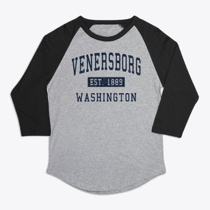 Venersborg Washington Classic Established Premium Baseball Tee