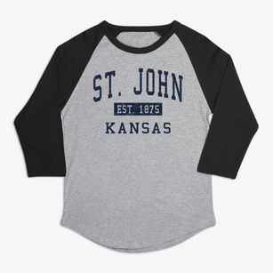 St. John Kansas Classic Established Premium Baseball Tee