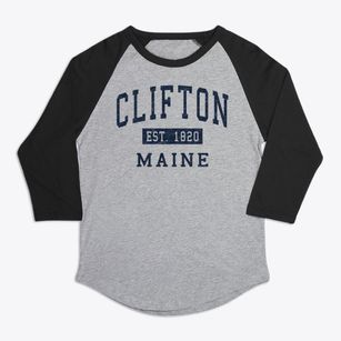 Clifton Maine Classic Established Premium Baseball Tee