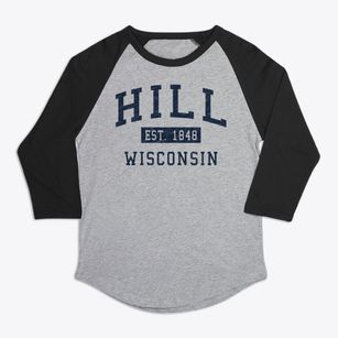 Hill Wisconsin Classic Established Premium Baseball Tee