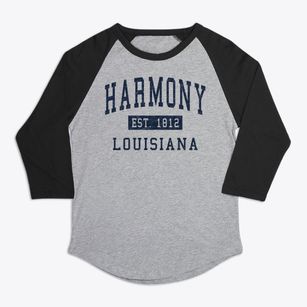 Harmony Louisiana Classic Established Premium Baseball Tee