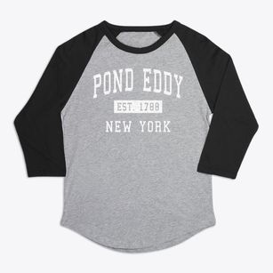 Pond Eddy New York Classic Established Premium Baseball Tee