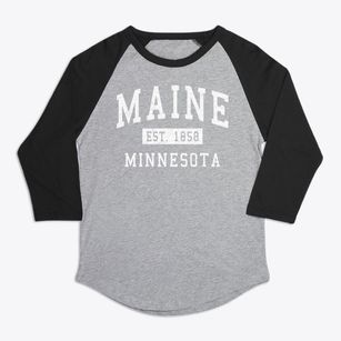 Maine Minnesota Classic Established Premium Baseball Tee