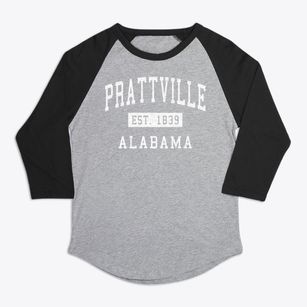 Prattville Alabama Classic Established Premium Baseball Tee