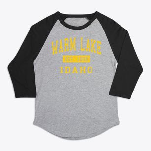 Warm Lake Idaho Classic Established Premium Baseball Tee