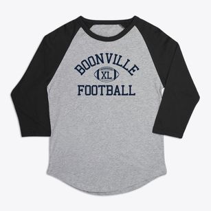 Boonville Junior High School Classic Football Premium Baseball Tee