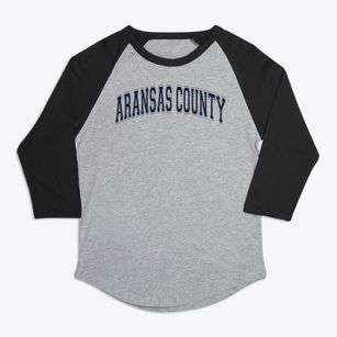 Aransas County High School Varsity Arch Premium Baseball Tee