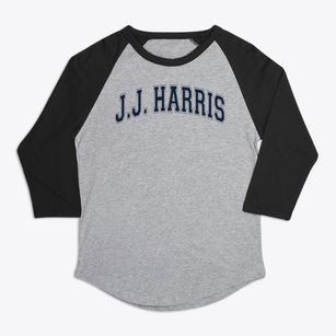 J.j. Harris Elementary School Varsity Arch Premium Baseball Tee
