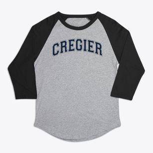 Cregier Vocational High School Varsity Arch Premium Baseball Tee