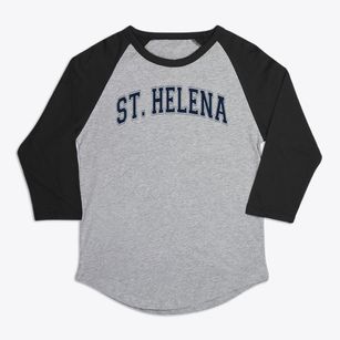 St Helena Parish Varsity Arch Premium Baseball Tee